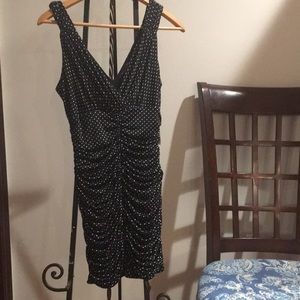Black and White Polka Dot Dress